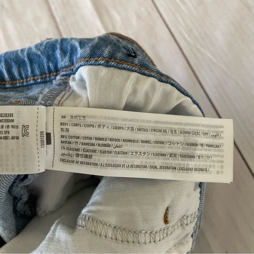 Abercrombie & Fitch Curve Love 90s Straight Ultra High Rise Jeans Womens 18 Blue - Picture 11 of 12